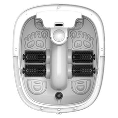 Comfortology Leak-Proof Foot Spa Massager - Super Fast TPS Heating System Featuring 3 Layer Insulation, Electric Shock Free, 4 Motorized Massaging Rollers, 10L Bath Tub With Remote Control